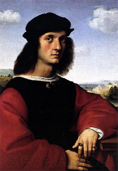RAFFAELLO Sanzio Portrait of Agnolo Doni France oil painting art